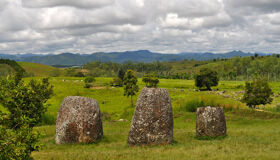 Plain of Jars in Xieng Khouang, Laos